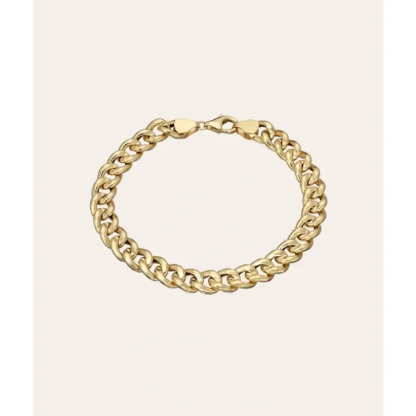 Shop All | 14k Gold Large Miami Cuban Bracelet - CaringForTots - Professional Baby and Children's Products | Caring for Growth, Caring for Every Moment