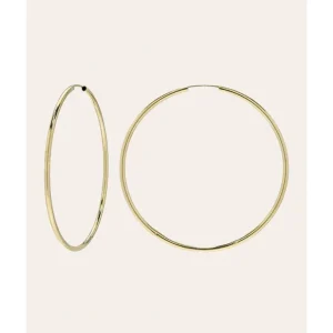 Shop All | 14k Gold Large Thread Hoop Earrings - CaringForTots - Professional Baby and Children's Products | Caring for Growth, Caring for Every Moment