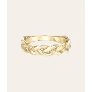 Shop All | 14k Gold Woven Band - CaringForTots - Professional Baby and Children's Products | Caring for Growth, Caring for Every Moment