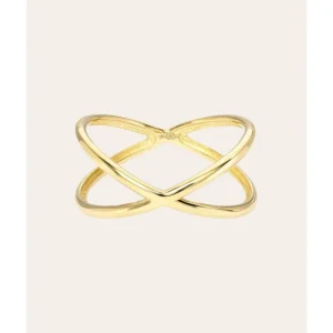 Shop All | 14k Gold X Ring - CaringForTots - Professional Baby and Children's Products | Caring for Growth, Caring for Every Moment
