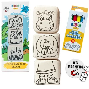 Discount Kiboo Kids Blocks With Magnets - Animal Set - CaringForTots - Professional Baby and Children's Products | Caring for Growth, Caring for Every Moment