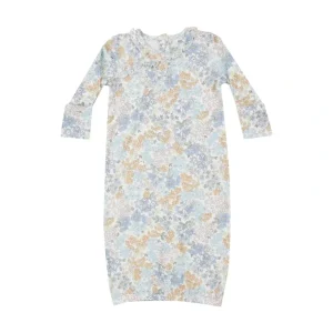 Clearance Kimono Gown - Edith's Floral - CaringForTots - Professional Baby and Children's Products | Caring for Growth, Caring for Every Moment