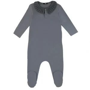 Shop Knit Collar Footie, Boys - CaringForTots - Professional Baby and Children's Products | Caring for Growth, Caring for Every Moment