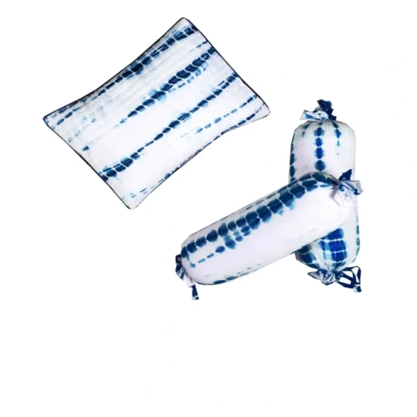 Best Sale KYOTO BLUE PILLOW & BOLSTER SET - CaringForTots - Professional Baby and Children's Products | Caring for Growth, Caring for Every Moment