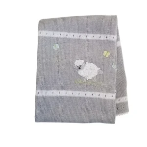 Sale Lamb Baby Blanket, Grey - CaringForTots - Professional Baby and Children's Products | Caring for Growth, Caring for Every Moment