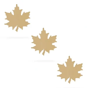 Shop All | 3 Leaves Unfinished Wooden Shapes Craft Cutouts Diy Unpainted 3d Plaques 4 Inches - CaringForTots - Professional Baby and Children's Products | Caring for Growth, Caring for Every Moment
