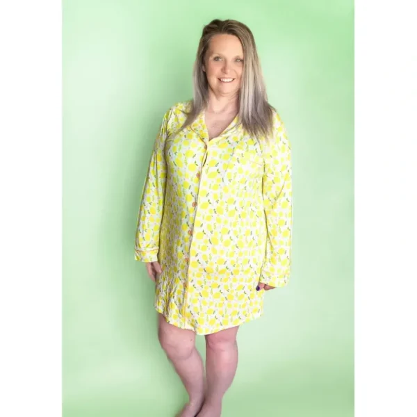 Best Sale Lemon Blossoms Womens Dream Gown - CaringForTots - Professional Baby and Children's Products | Caring for Growth, Caring for Every Moment