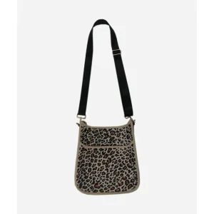 Sale Leopard Neoprene Messenger Bag with Strap - CaringForTots - Professional Baby and Children's Products | Caring for Growth, Caring for Every Moment
