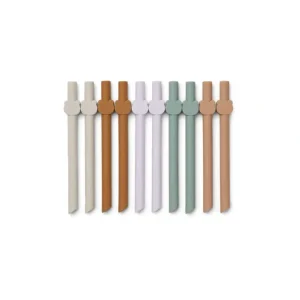 Store Liewood Badu Straw - Multi Mix - 10 Pack - CaringForTots - Professional Baby and Children's Products | Caring for Growth, Caring for Every Moment