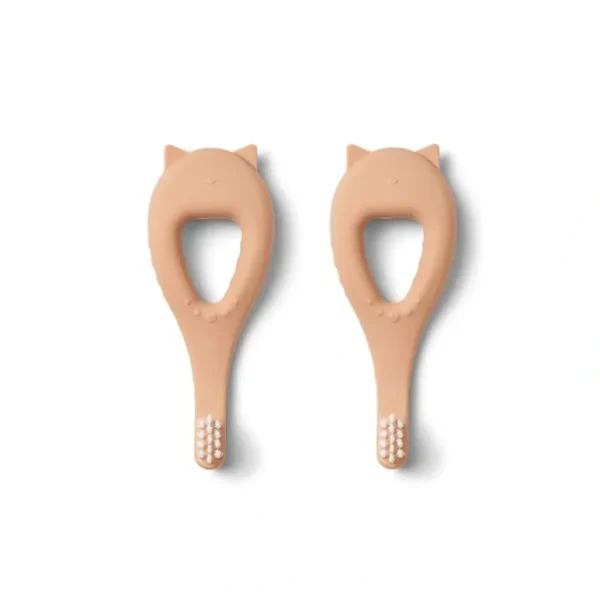 Cheap Liewood Janelle Toothbrush - 2 Pack - Tuscany Rose - CaringForTots - Professional Baby and Children's Products | Caring for Growth, Caring for Every Moment