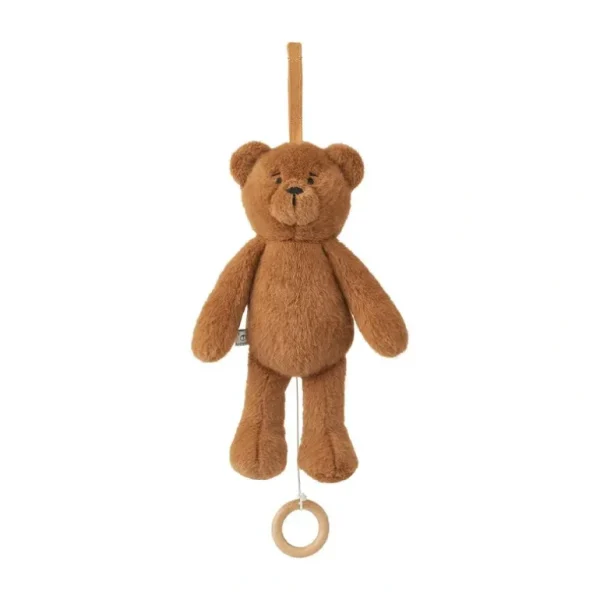 Sale Liewood Makenna Bear Music Mobile - Golden Caramel - CaringForTots - Professional Baby and Children's Products | Caring for Growth, Caring for Every Moment