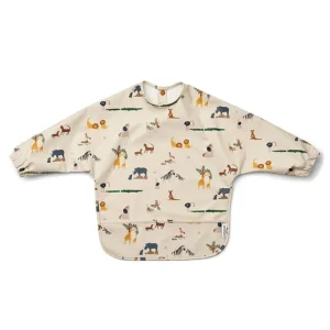 Clearance Liewood Merle Cape Bib (2023) - Sandy - All Together - CaringForTots - Professional Baby and Children's Products | Caring for Growth, Caring for Every Moment
