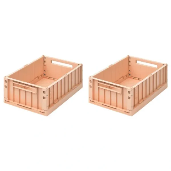 Cheap Liewood Weston Storage Boxes - Tuscany Rose - Medium - 2 Pack - CaringForTots - Professional Baby and Children's Products | Caring for Growth, Caring for Every Moment