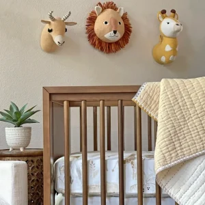 Discount Lion Plush Head Wall Decor - CaringForTots - Professional Baby and Children's Products | Caring for Growth, Caring for Every Moment