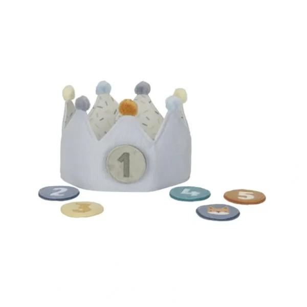 Clearance Little Dutch Birthday Crown With Numbers - Blue - CaringForTots - Professional Baby and Children's Products | Caring for Growth, Caring for Every Moment