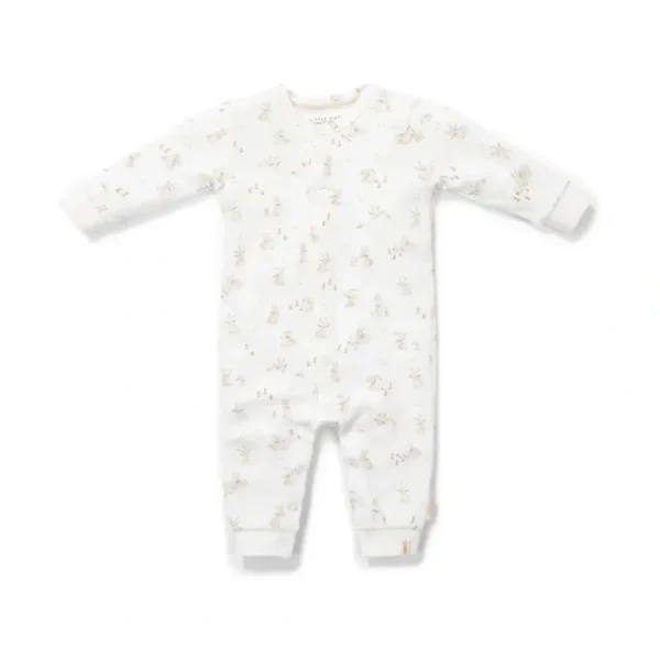 Store Little Dutch One-Piece Bodysuit - White - Baby Bunny - CaringForTots - Professional Baby and Children's Products | Caring for Growth, Caring for Every Moment