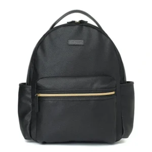 New Lola Vegan Leather Backpack Black - CaringForTots - Professional Baby and Children's Products | Caring for Growth, Caring for Every Moment