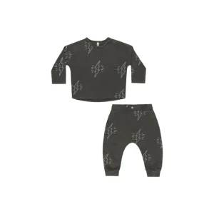 Outlet Long Sleeve Tee + Pant Set - Bolts - CaringForTots - Professional Baby and Children's Products | Caring for Growth, Caring for Every Moment