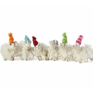 Flash Sale Long-haired Llama Ornament - Set Of 6 - CaringForTots - Professional Baby and Children's Products | Caring for Growth, Caring for Every Moment
