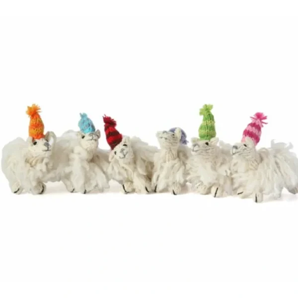 Flash Sale Long-haired Llama Ornament - Set Of 6 - CaringForTots - Professional Baby and Children's Products | Caring for Growth, Caring for Every Moment