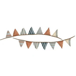 Clearance Lotan - Wall Decals Muraux - Pennant Garland - CaringForTots - Professional Baby and Children's Products | Caring for Growth, Caring for Every Moment