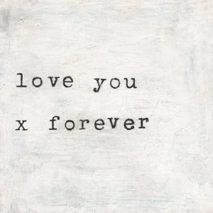 Fashion Love You X Art Print - CaringForTots - Professional Baby and Children's Products | Caring for Growth, Caring for Every Moment