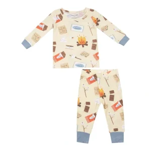 Clearance L/s Loungewear Set - Smores - CaringForTots - Professional Baby and Children's Products | Caring for Growth, Caring for Every Moment