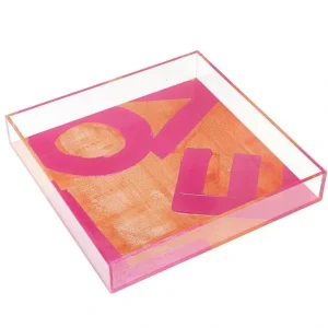 Outlet Lucite Tray - Love - CaringForTots - Professional Baby and Children's Products | Caring for Growth, Caring for Every Moment