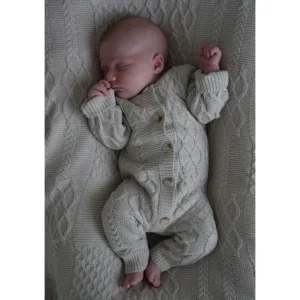 Flash Sale Luna + Luca Mixed Knit Baby Blanket - Natural - CaringForTots - Professional Baby and Children's Products | Caring for Growth, Caring for Every Moment