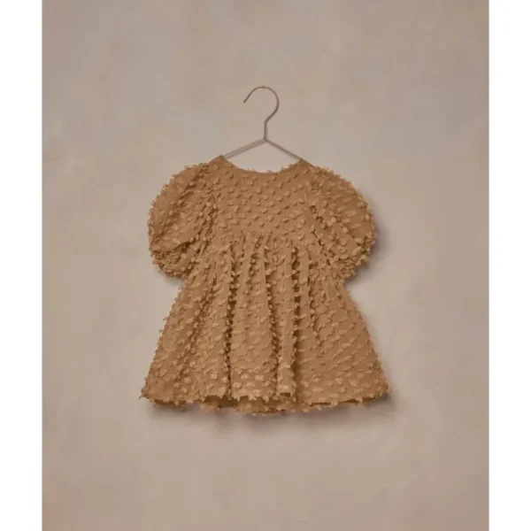 Discount Luna Dress - Golden - CaringForTots - Professional Baby and Children's Products | Caring for Growth, Caring for Every Moment