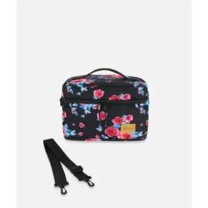 Sale Lunch Box Black Printed Roses by Deux par Deux - CaringForTots - Professional Baby and Children's Products | Caring for Growth, Caring for Every Moment