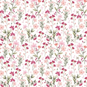 Shop Magenta Garden - Sample Wallpaper, Summer Garden (light) - CaringForTots - Professional Baby and Children's Products | Caring for Growth, Caring for Every Moment