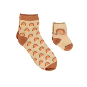 Store Mama & Me Socks - Be Kind Rainbows - CaringForTots - Professional Baby and Children's Products | Caring for Growth, Caring for Every Moment