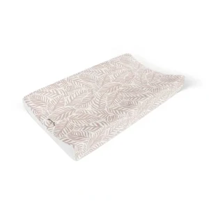 Hot Mama Shack Anti Roll Changing Mat - Linear Leaf / Blush Pink - CaringForTots - Professional Baby and Children's Products | Caring for Growth, Caring for Every Moment