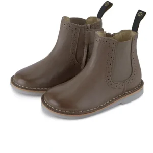 Store Marlowe Kids Chelsea Boot Mushroom Leather - CaringForTots - Professional Baby and Children's Products | Caring for Growth, Caring for Every Moment