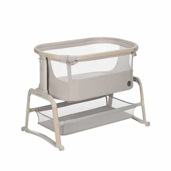 Shop Maxi-Cosi Iora Air Eco Co-Sleeper Crib - Classic Beige - CaringForTots - Professional Baby and Children's Products | Caring for Growth, Caring for Every Moment