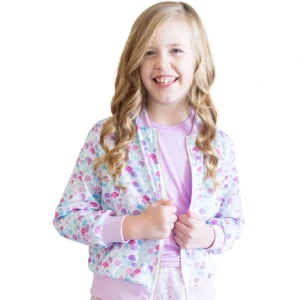 Store Mermaid Scales Satin Jacket - CaringForTots - Professional Baby and Children's Products | Caring for Growth, Caring for Every Moment