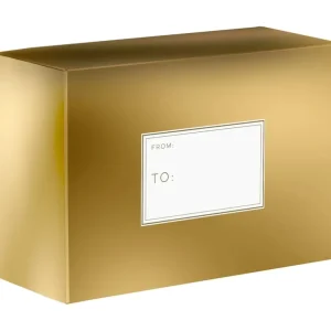 Best Metallic Gold Medium Printed Gift Mailing Boxes - CaringForTots - Professional Baby and Children's Products | Caring for Growth, Caring for Every Moment