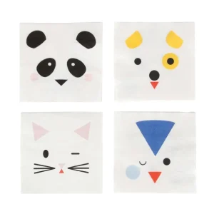 Outlet Mini Party Animal Small Napkins - CaringForTots - Professional Baby and Children's Products | Caring for Growth, Caring for Every Moment