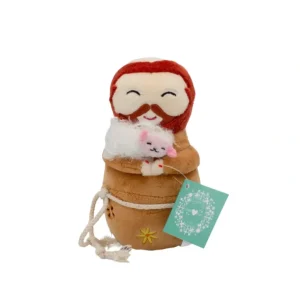 Clearance Mini St. Francis Of Assisi Plush Doll - CaringForTots - Professional Baby and Children's Products | Caring for Growth, Caring for Every Moment