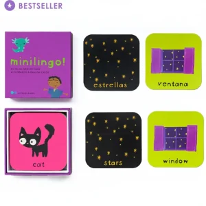 Best Sale Minilingo, English/Spanish Flashcards - CaringForTots - Professional Baby and Children's Products | Caring for Growth, Caring for Every Moment