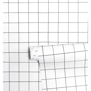 Store Minima - Children's Wallpaper - Grid Pattern - CaringForTots - Professional Baby and Children's Products | Caring for Growth, Caring for Every Moment