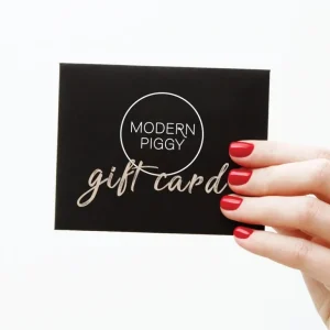 Clearance Modern Piggy Gift Card - CaringForTots - Professional Baby and Children's Products | Caring for Growth, Caring for Every Moment
