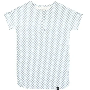 Shop Mommy's Sleep Shirt - Hearts and Stars Blue - CaringForTots - Professional Baby and Children's Products | Caring for Growth, Caring for Every Moment
