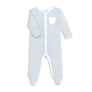 Hot MORI Front Opening Sleepsuit - Blue - CaringForTots - Professional Baby and Children's Products | Caring for Growth, Caring for Every Moment