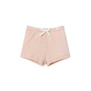 Fashion MORI Ribbed Shorts - Blush - CaringForTots - Professional Baby and Children's Products | Caring for Growth, Caring for Every Moment