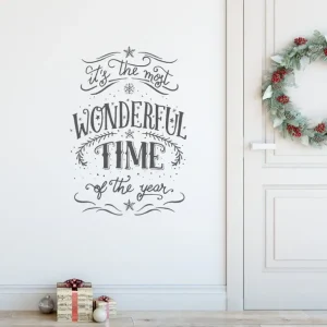 New Most Wonderful Time Of The Year Wall Decal - CaringForTots - Professional Baby and Children's Products | Caring for Growth, Caring for Every Moment