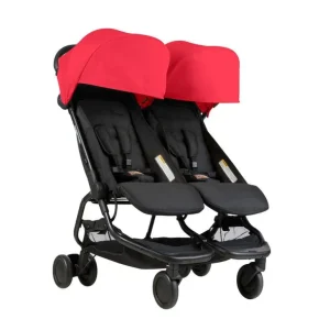 Best Mountain Buggy Nano Duo Pushchair - Ruby - CaringForTots - Professional Baby and Children's Products | Caring for Growth, Caring for Every Moment