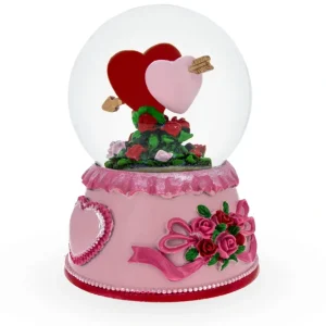 Cheap Musical Water Snow Globe With Two Hearts In Love Valentine's Day Figurine - CaringForTots - Professional Baby and Children's Products | Caring for Growth, Caring for Every Moment