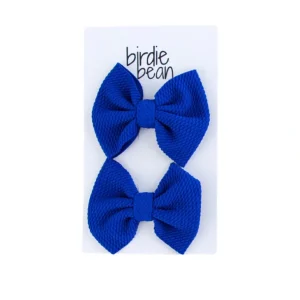 Clearance Navy Clippy Bow Set - CaringForTots - Professional Baby and Children's Products | Caring for Growth, Caring for Every Moment